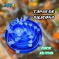 TAPAS DE SILICONA PARA ALIMENTOS/PACK 12 UND 🍐